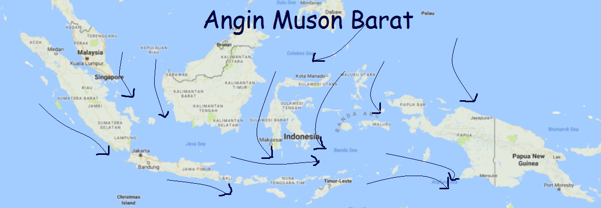 Mengenal Lebih jauh Istilah Musim Angin Baratan dan Angin Timuran