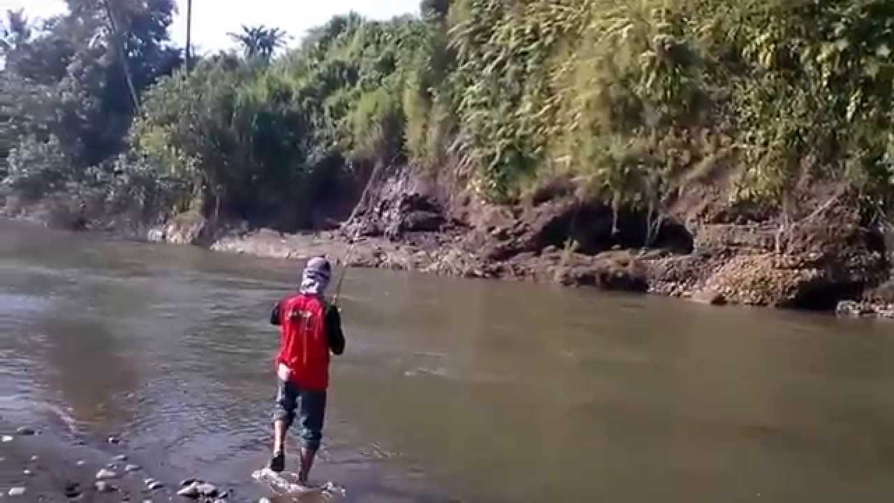 Sungai Klawing Jadi Tongkrongannya Mancing Mania